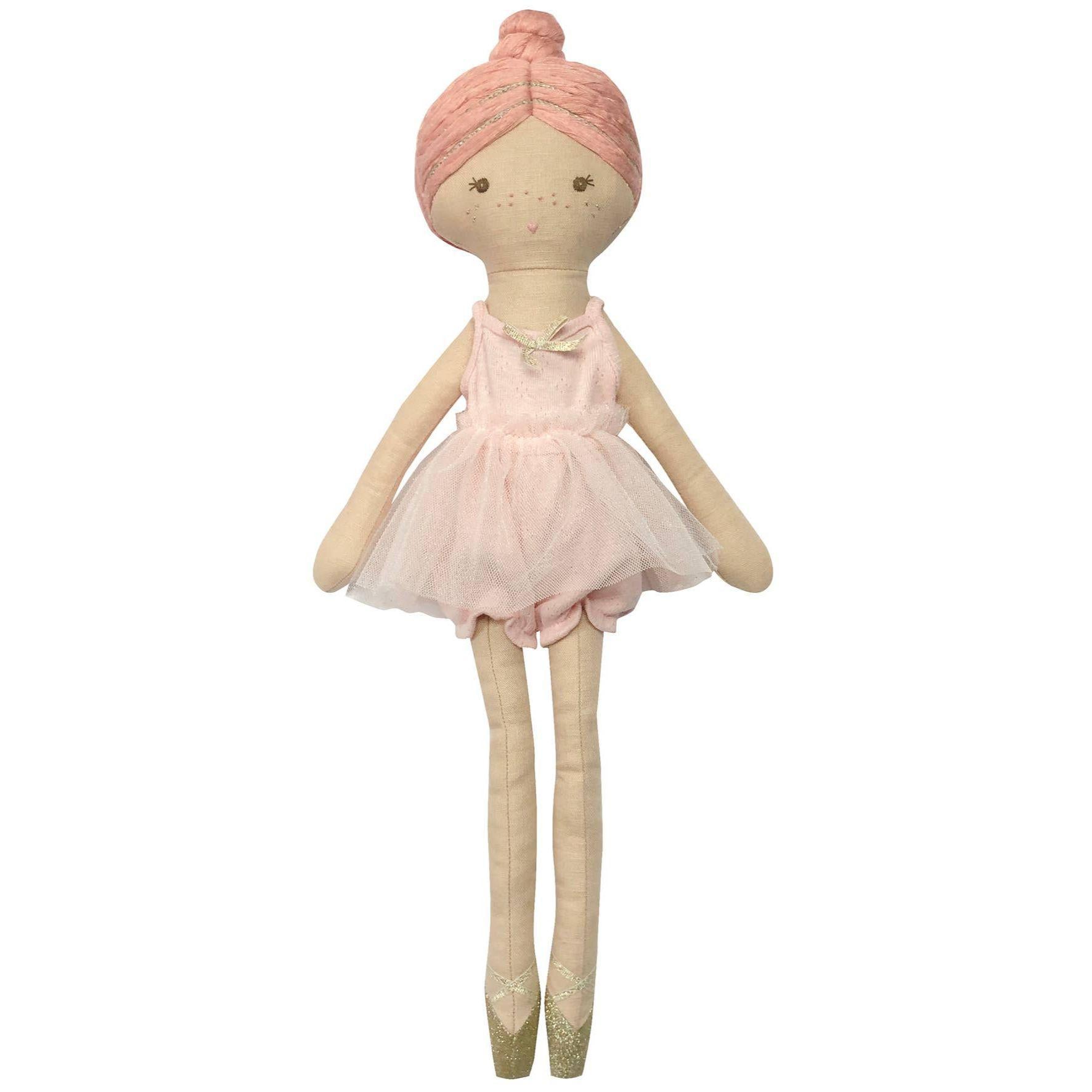Blush Pointelle Ballerina Doll